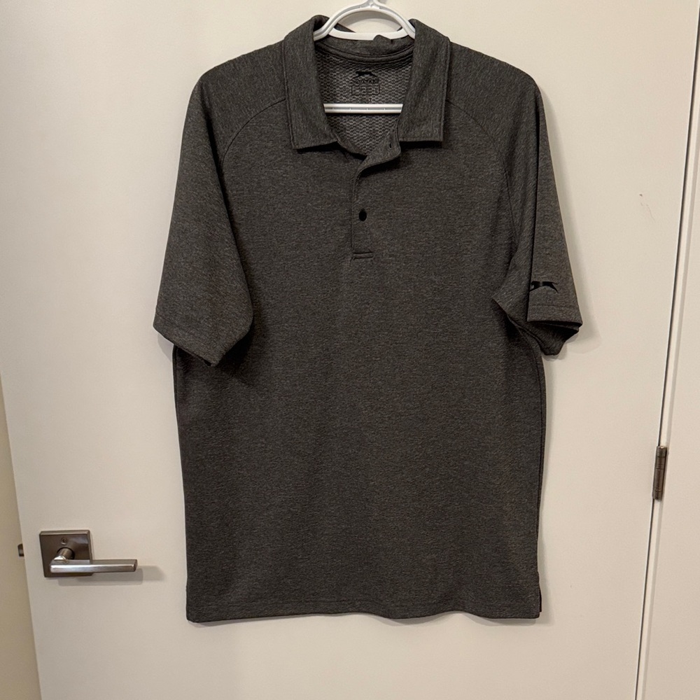 Slazenger Charcoal Polo Golf Shirt